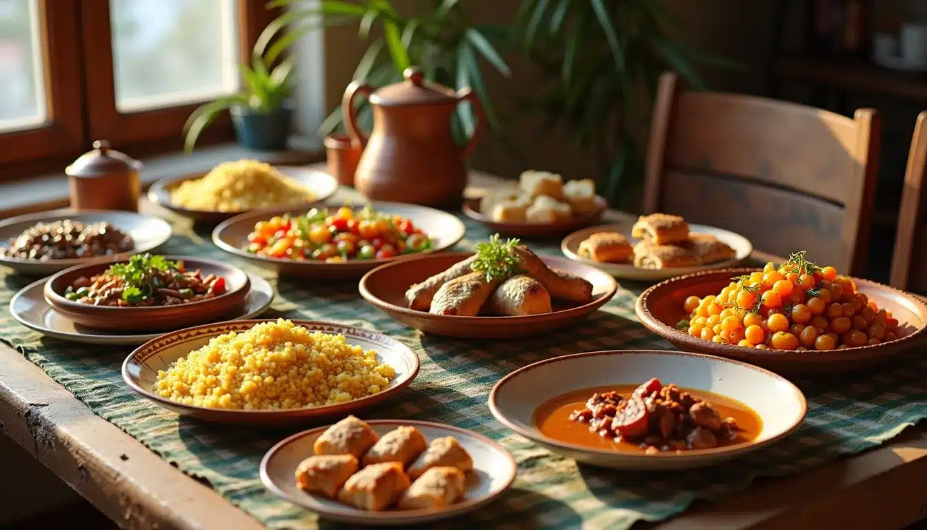 Le repas traditionnel algérien Le repas traditionnel algérien